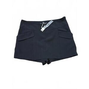 NWT Ya L.A. Skort micro mini skort size large juniors black
